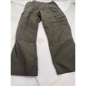5.11 Tactical Taclite Pants Mens 36 x 30 Green Cargo Outdoor Ripstop Pocket